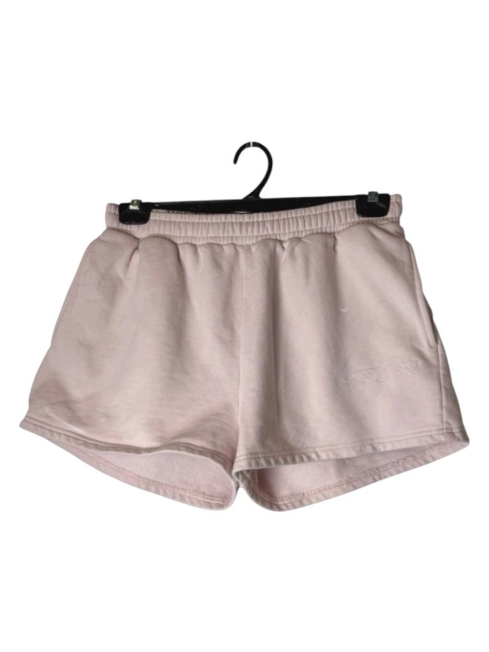 Ksubi 3 x‎ 4 Trak Shorts Women Large Dusty Pink Cotton Fleece Athleisure Comfy